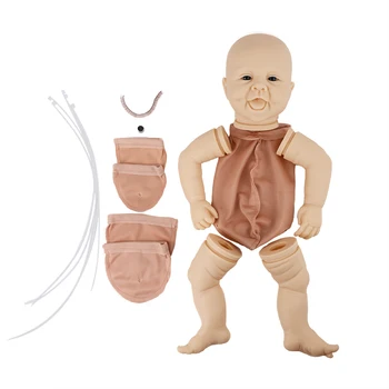 Reborn Baby Doll realistyczny realistyczny DIY pusty lalek zestaw noworodka Reborn Baby Doll 17 20 22 cale niemalowane niedokończone części lalki