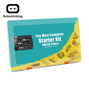 Robotlinking najbardziej kompletny poradnik Starter Kit dla UNO Component for Arduino (63 elementu)