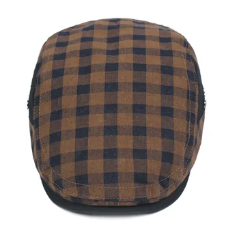 RoxCober Grid berets caps outdoor flat cap gatsby caps boina masculina peaky niewidomy beret homme for men women newsboy cap