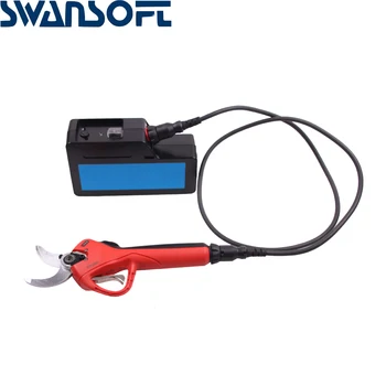 SWANSOFT Finger protection elektryczne nożyce do cięcia 40 mm nożyce do przycinania bateria litowa ogrodowy sekator