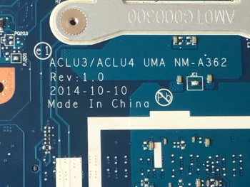 SZYBKA WYSYŁKA. ACLU3/ALCU4 UMA NM-A362 G50-80 płyta do płyty głównej LENOVO G50-80 ,procesor celeron 3205U