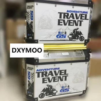 Samochodowe naklejki GS TRAVEL EVENT Motorcycle Side Box naklejki Sticker dla OBK (48+37L) ADV GS R1200GS ADVENTURE