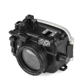 SeaFrogs 40m/130ft Underwater Diving Camera Housing Case For Canon EOS M6 22mm Lens Wodoodporny Camera Bag For Canon EOS M6 22mm