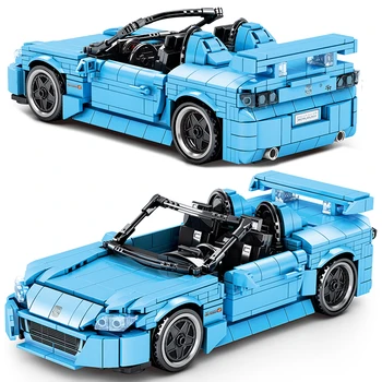 Sembo Block 792pcs Pull Back Building Blocks samochód wyścigowy cegły model zabawki dla dzieci
