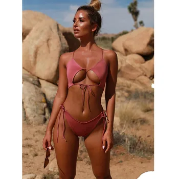 Sexy kobiety w bikini bandaż zestaw gorące lato monokini Wysoka Talia push-up Biustonosz kąpielowy kostium kąpielowy plaża stroje kąpielowe