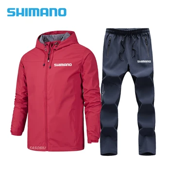 Shimanos wędkarska odzież Sportowa zewnętrzna cienka odzież szybkoschnące spodnie męski strój wędkarski oddychająca ochrony przeciwsłonecznej kurtka wędkarska