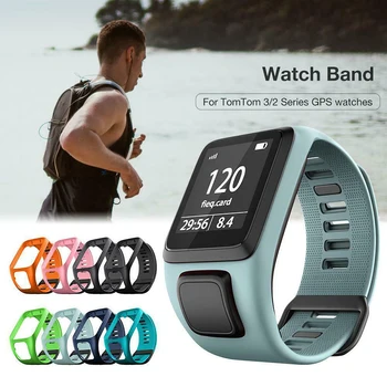 Silikonowa bransoletka Smart Band pasek do TomTom Runner 2 3 Spark3 Sport Running wymienny pasek Sweatproof GPS Smart Watch Band
