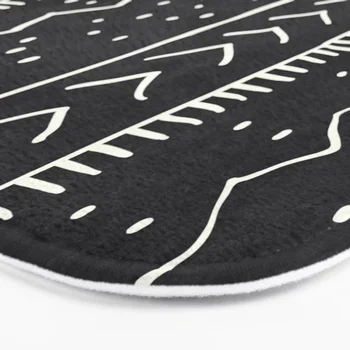 Skandynawski mata marokański pasek w czarno-białe pasy maty do kąpieli antypoślizgowa podłoga basen kryty mata do drzwi, dywany łazienkowe