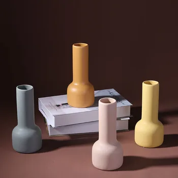 Skandynawski styl twórczy kolor ceramiczny wazon dekoracje salon dekoracji wnętrz akcesoria wazonów ceramicznych rzemiosło prezent