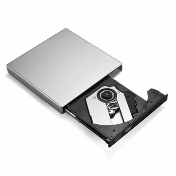Slim zewnętrzny USB 3.0 2.0 DVD RW CD Writer Drive Burner Reader Player dla KOMPUTERÓW przenośnych #279498