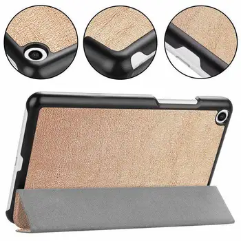 Smart Print Case Tablet Frosted shield MIPAD4 PC+PU Leather Flip Cover MIPAD4 4 Sleeve shell 8
