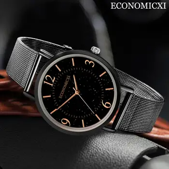 Splend Clock luksusowe zegarki Reloj Hombre mężczyzna zegarka Świecące strzałki zegarek dla mężczyzn Saat Montre