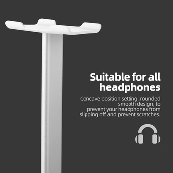Stojak do słuchawek Home Headset Display Holder aluminiowa antypoślizgowa uchwyt pasuje do wszystkich słuchawek