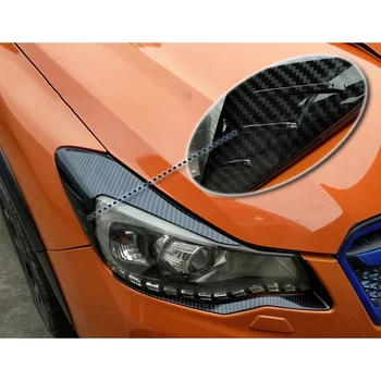 Stylizacja samochodu ABS reflektory brwi pokrywka naklejka wykończenie dla Subaru XV 2012-2016