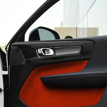 Stylizacja samochodu wewnętrzna klamka ramka dekoracji pokrywa wykończenie dla Volvo XC40 2018-2021 LHD samochodowe, akcesoria do wnętrz