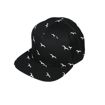[TLĄ] Men ' s Originals Cool Wild Goose Black Snapback Flatbrim Czapka hip-hop czapka unisex regulowane czapki z daszkiem