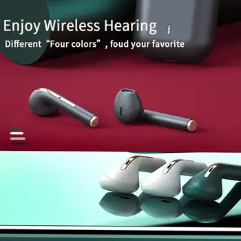 TWS słuchawki Bluetooth True stereo bezprzewodowy zestaw słuchawkowy słuchawki głośnomówiący sportowe słuchawki z mikrofonem