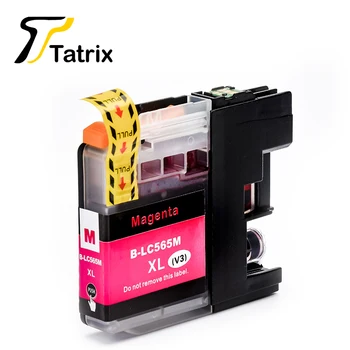 Tatrix 4PK dla Brother LC569 LC565 kompatybilny z tonerem LC569XL LC565XL do drukarki Brother MFC-J3520 MFC-J3720