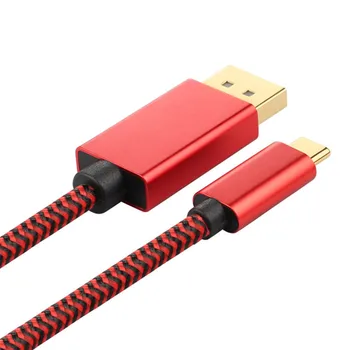 USB C To Displayport kabel 1.8 m 6 ft 4K 60Hz 2K 144Hz Type C to DP dla MacBook Samsung Galaxy S10/S9 Huawei Mate 20 P20