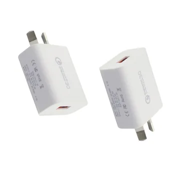 USB Quick Charger, Power Adapter QC3.0 5V 9V 12V Australia New Zealand AU Plug Wall Charger for iPhone smartphone Sansung