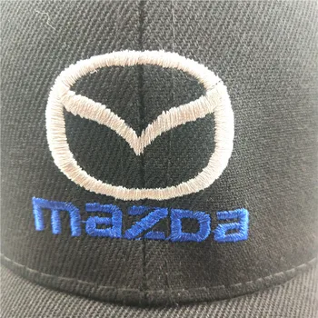 Unisex bawełna samochód logo wydajność czapka z daszkiem czapka dla Mazda trucker Cap czapka z daszkiem Snapback