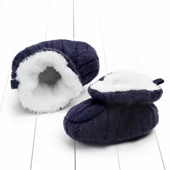 Unisex dziecko noworodek wełniana buty Пинетка zima ciepła dziecięca łóżeczko dziecięce obuwie miękkie podeszwy antypoślizgowe buty botki 0-1 rok