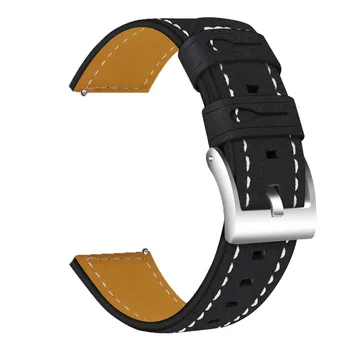 Urządzony W Luksusowym Bransoletka Ze Skóry Naturalnej Dla Godzin Fitbit Versa/Versa 2/Versa Lite Smart Watch Wristband Stalowa Klamra Watchband