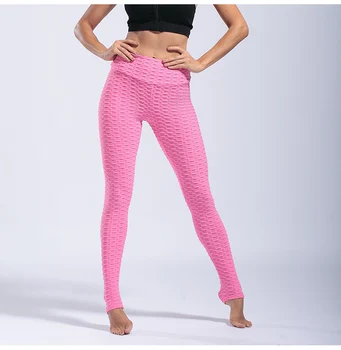 WOHUADI Wysoka Talia bezszwowe legginsy spodnie siłownia kobiety sexy hip joga spodnie taneczne legginsy fitness odzież sportowa wysokiej jakości nylon