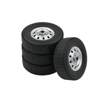 WPL D12 Upgrade Parts RC Car Tires 4pcs Wheels guma do części zamiennych do samochodów D12