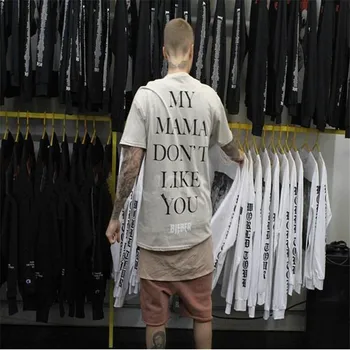 WZZAE męska koszulka Justin Bieber Purpose produkty, Tour hip-hop t-shirt z krótkim rękawem Homme My Mama Dont Like You Letter Printed Tops Tee