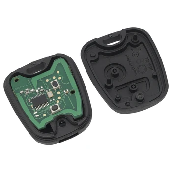 WhatsKey 433Mhz ID46 Chip 2 Button Remote Car Key For Peugeot Partner Expert Boxer 206 307 407
