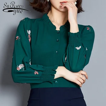 Wiosna odzież Damska 2021 bluzki damskie rozmiar plus biała koszula koszule z długim rękawem bluzka Lady bluzki koszule koreańskie