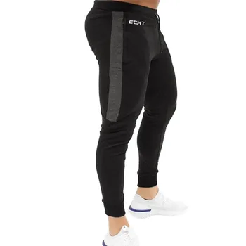 Wysokiej jakości bawełna jogging spodnie mężczyźni jesień siłownia sportowe spodnie mężczyźni odzież sportowa szybkoschnące spodnie biegowe spodnie dresowe fitness
