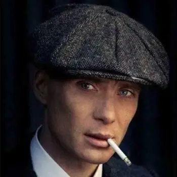 Wysokiej jakości wełniany tweed Gazeciarz czapka dla mężczyzn kobiet jodełkę 8 panel Jabłko czapki taksówkarze kapelusze wełniane nakrycie głowy beret