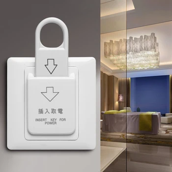 Wysokogatunkowy hotel netic Card Switch oszczędzania energii przełącznik włożyć kluczyk do zasilania