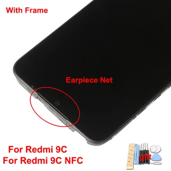 Wyświetlacz dla Xiaomi Redmi 9C NFC, ekran dotykowy LCD pełny test digitizer ekran Replamcent dla Xiaomi Redmi9C 9C M2006C3MG