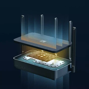 Xiaomi Router 4 Pro Gigabit 2.4 G/5.0 GHz Dual-Band 1317Mbps WiFi Repeater 128MB 5 anten o wysokim zysku większy bezprzewodowy router IPv6