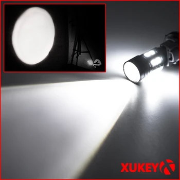 Xukey Car T20 7443 7440 W21W W21/5W Auto LED DRL światła tylne lampa parkingowe boczne światła zapasowa lampa globusy 580 582 12V