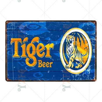 [YZFQ ] Japonia Tajlandia Singapur piwo vintage znaki metalowe retro płytki do montażu na ścianie baru Home Pub Art Decoration 30X20CM DU-10008A