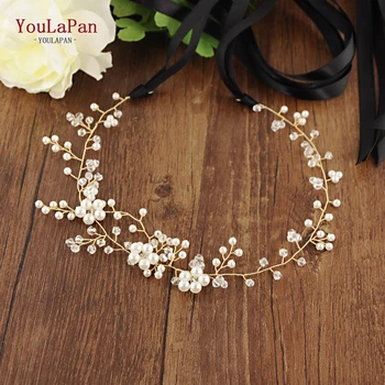 YouLaPan SH126 2020 nowy przezroczysty kryształ ślub pas symulacja perłowe ślubne paski slim ślubny pas Zachodni pas ślubny