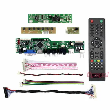 Zestaw Yqwsyxl dla M215HTN01.1 TV+HDMI+VGA+AV+USB LCD LED screen Controller Driver Board