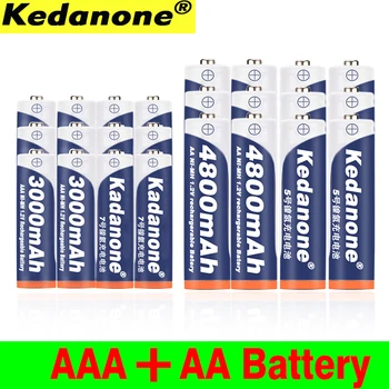1.2 V 4800mAh NI MH AA akumulatory+AAA bateria 3000 mAh Rechageable akumulator NI-MH 1.2 V AAA bateria