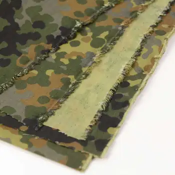 1.5 m szerokość Flecktarn kamuflażu tkanina armia niemiecka kamuflażu tkanina bawełna DIY wojskowy chusteczkę obrus sofa etui materiał