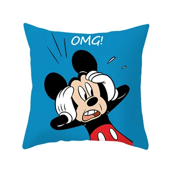 1 szt. Disney Myszka Miki Minnie Kaczor Donald pokrowce sofa poszewka ozdoby świąteczne ramkowym lub 45 x 45 cm bez poduszki