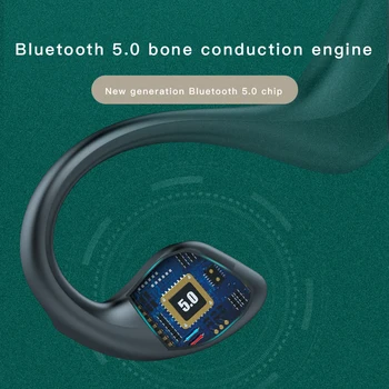 1 szt. G-100 słuchawki z słuchawkami na przewodnictwo kostne Bluetooth V5.0 słuchawki bezprzewodowe słuchawki Blutooth sportowe słuchawki