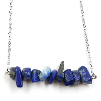 1 szt. Naturalny Kryształ lapis lazuli wisiorek kwarc kryształ mineralne biżuteria kamień rzemiosła para dekoracji DIY prezent biżuteria damska