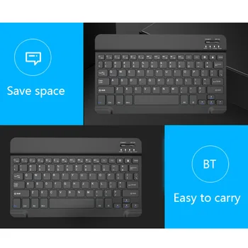 10-calowy Przenośny mini Bluetooth 3.0 klawiatura tablet, laptop, smartfon uniwersalna klawiatura