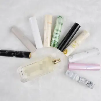 10 ml ABS powłoka z tworzywa sztucznego obrotowe perfumy wielokrotnego użytku, butelki szminka rurka opakowanie kosmetyki natryskowy butelki 30 szt./lot