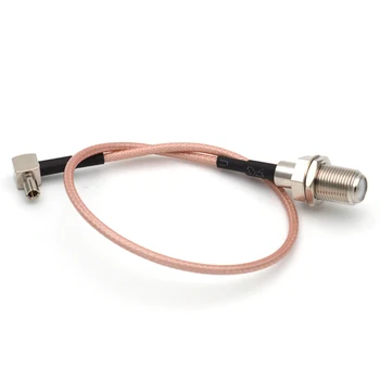 10 szt. F żeńskie złącze TS9 męski prostokątny wtyk warkocz kabel RG316 przedłużacz 15 cm