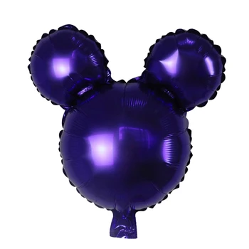 10szt kreskówki Mickey Minnie głowa folia aluminiowa balony Baby Shower Happy Birthday Party dekoracje dostawy zabawki dla dzieci Air Globos